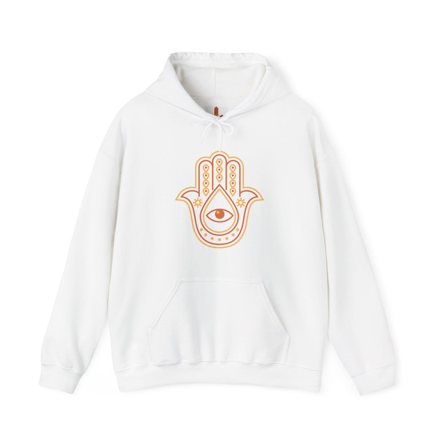 Brown Hamsa Hand Hoodie