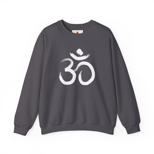 White Om Drawing Sweatshirt