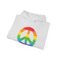 Rainbow Peace Sign Hoodie