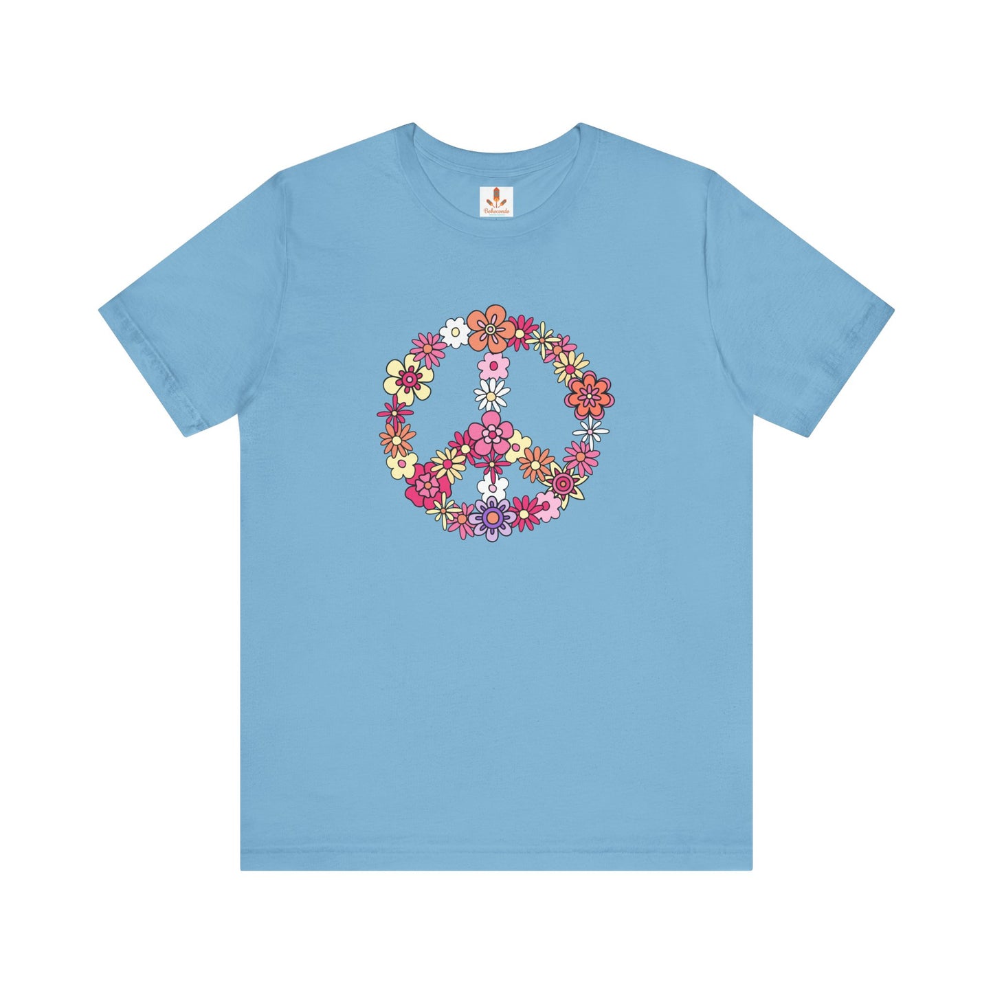 Peace Sign made from Flowers T-shirt