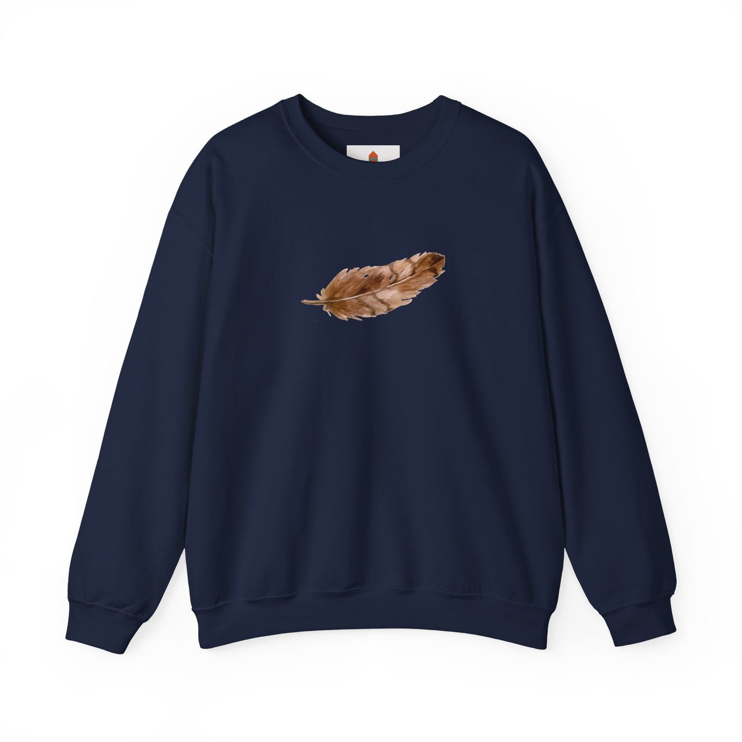 Brown Feather Sweatshirt