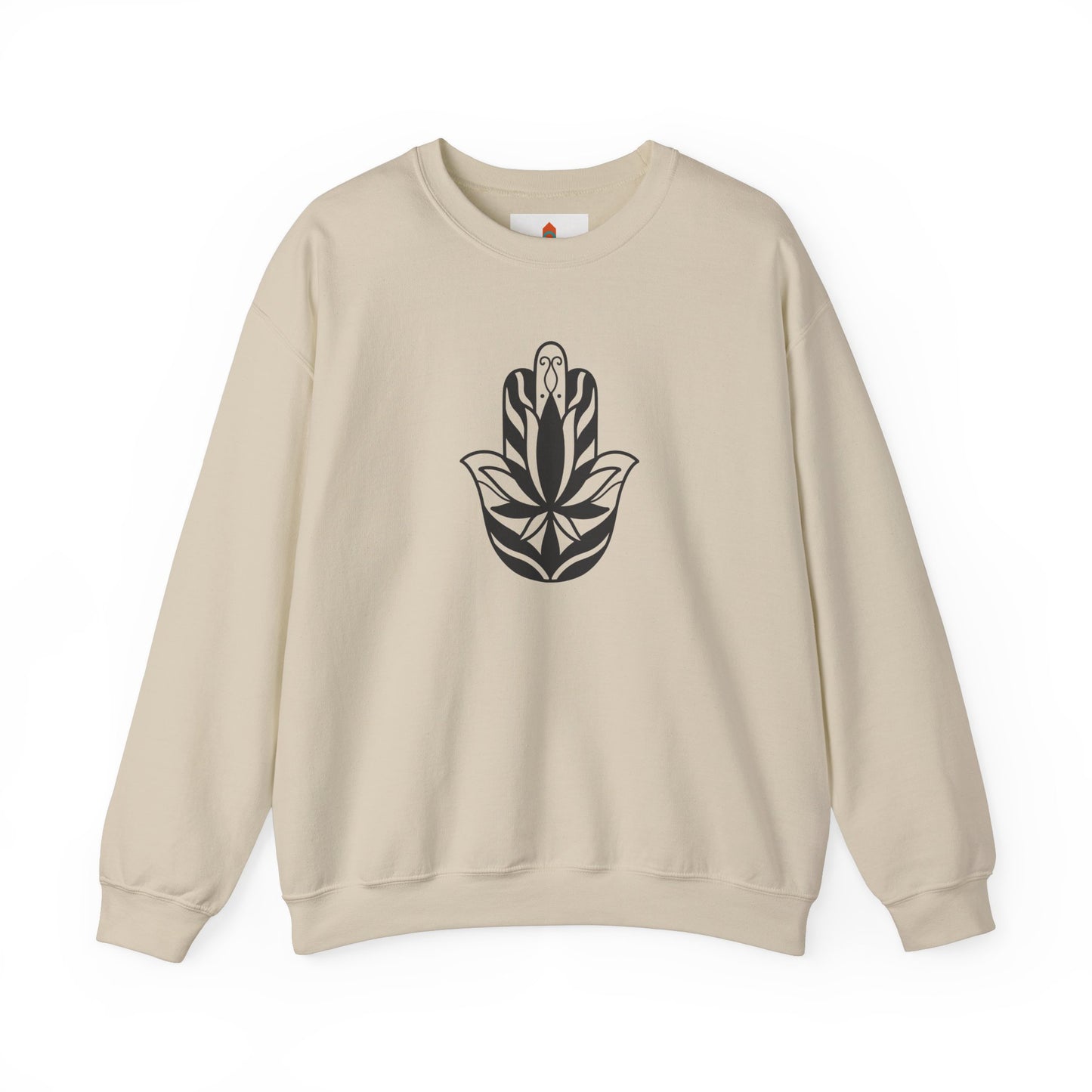 Hamsa Lotus Hand Sweatshirt