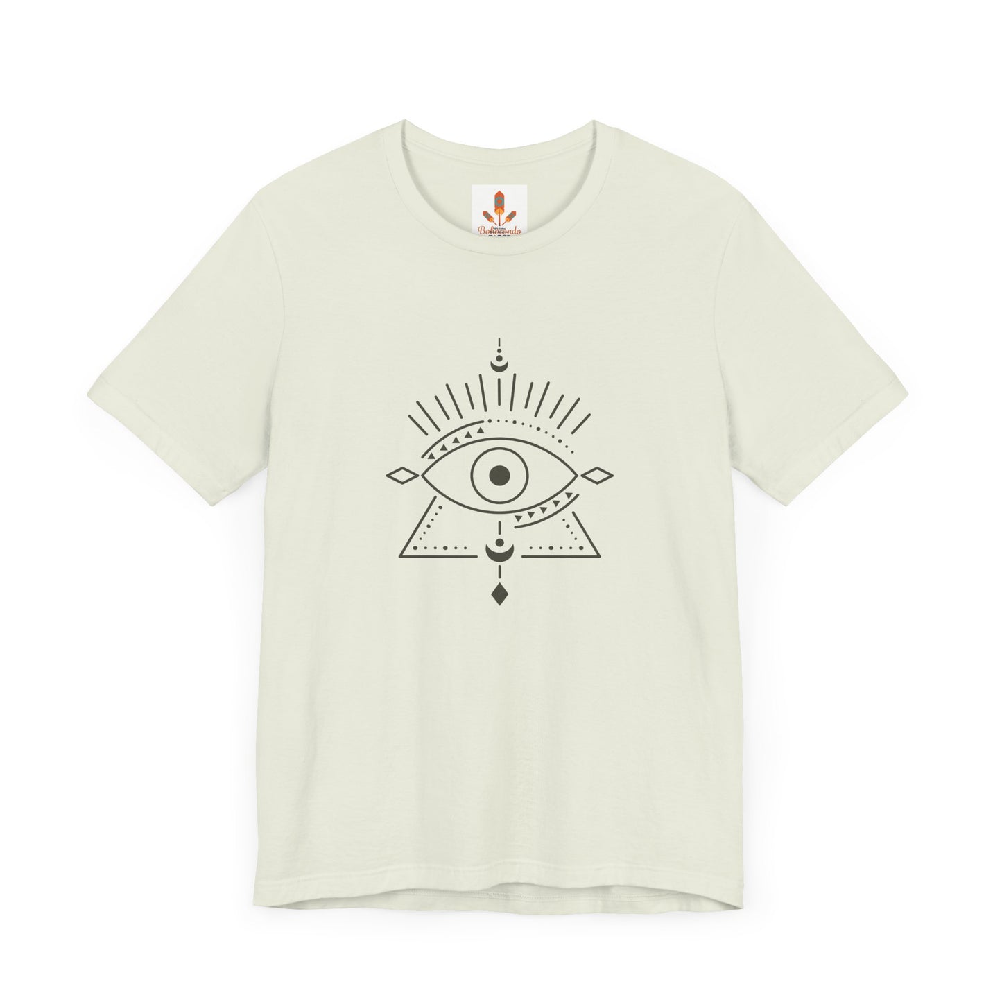 Pyramid and Evil Eye Design T-shirt