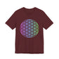 Blue and Green Flower of Life T-shirt (NEW)