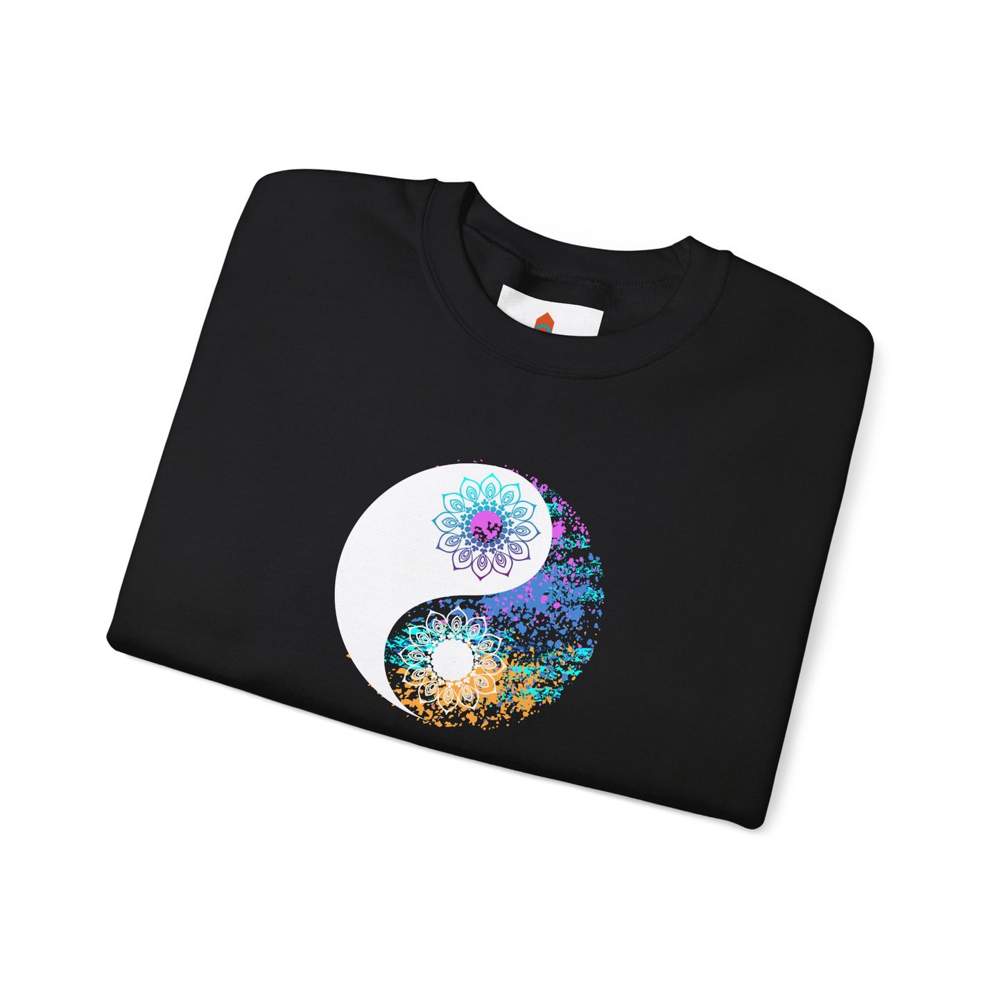 Colorful Lotus Yin Yang Sweatshirt