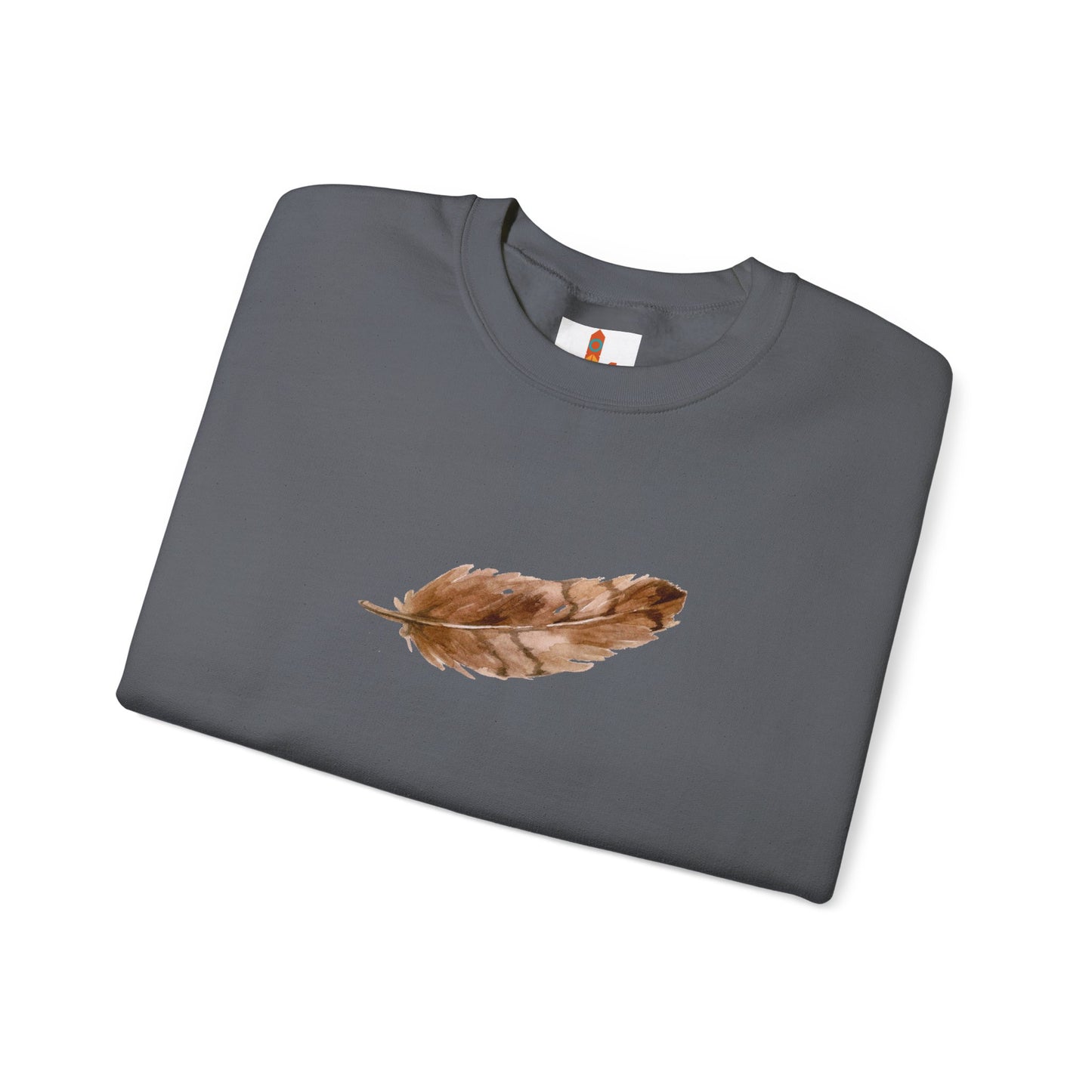 Brown Feather Sweatshirt