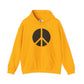 Simple Peace Sign Design Hoodie