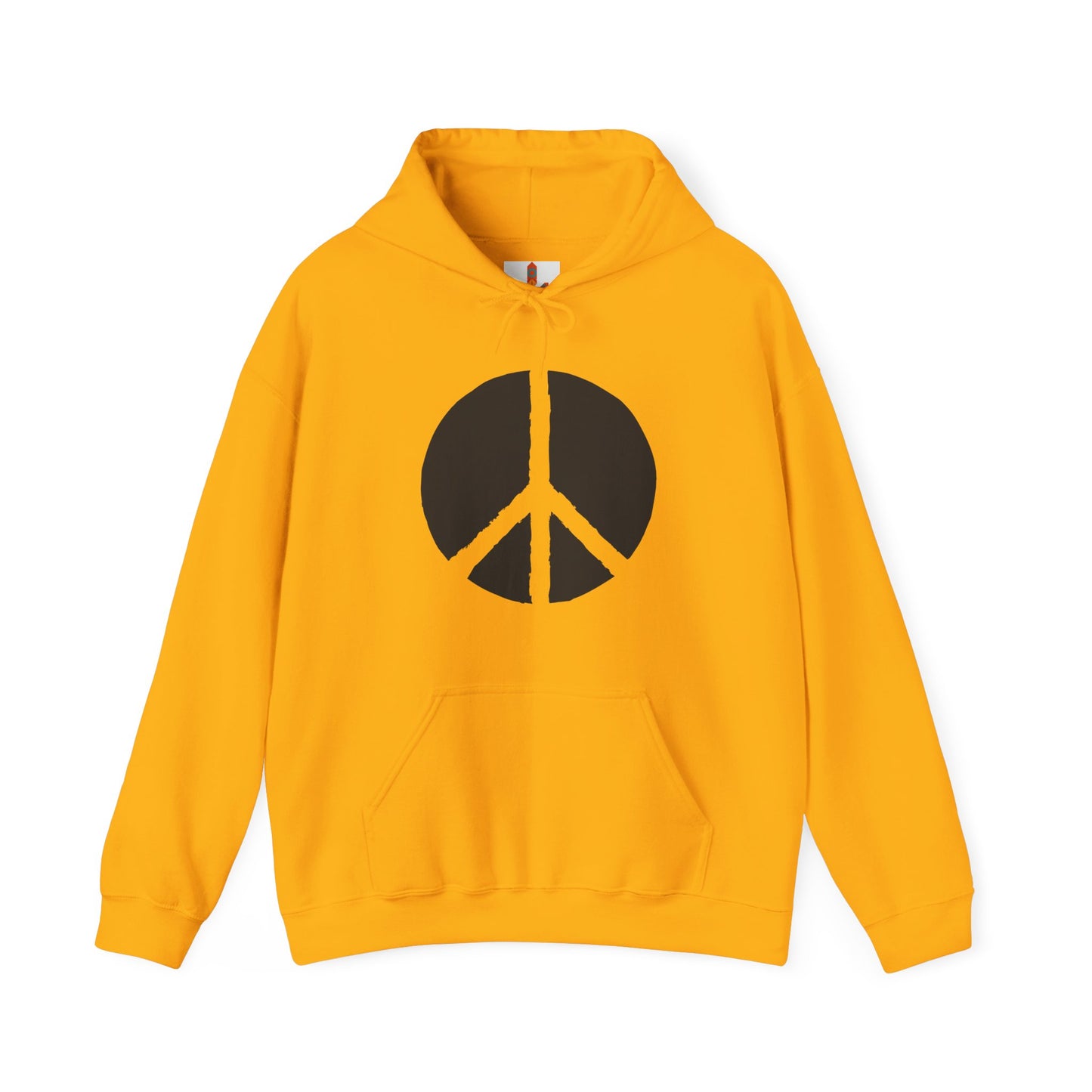 Simple Peace Sign Design Hoodie