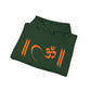 Om Written in Orange Hoodie