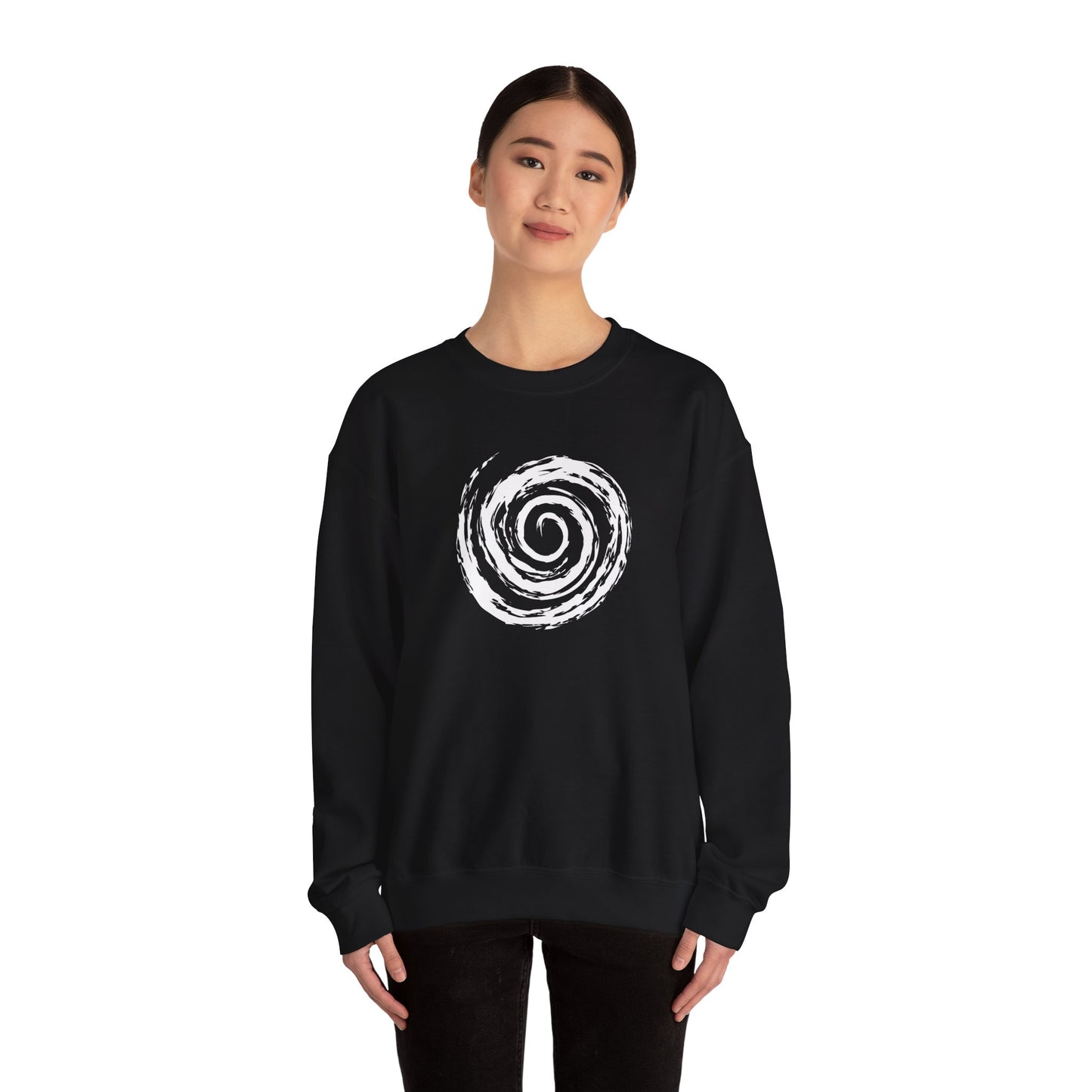 White Spiral of Life Art Sweatshirt