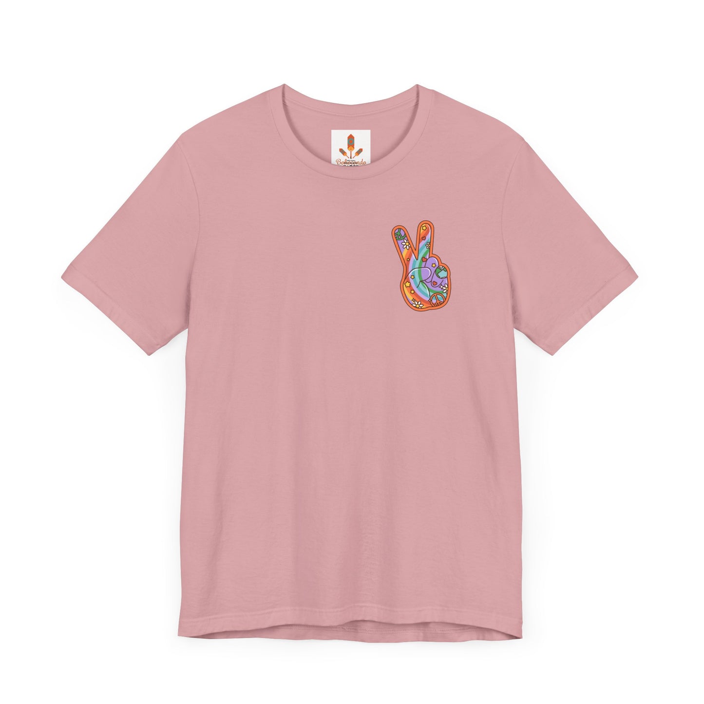 Hippie Peace Hand Sign T-shirt