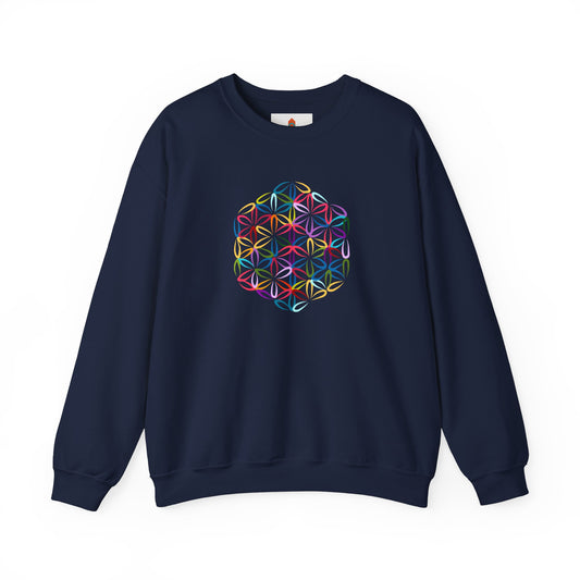 Multicolor Flower of Life Sweatshirt