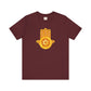 Golden Hamsa Hand with Star of David T-shirt