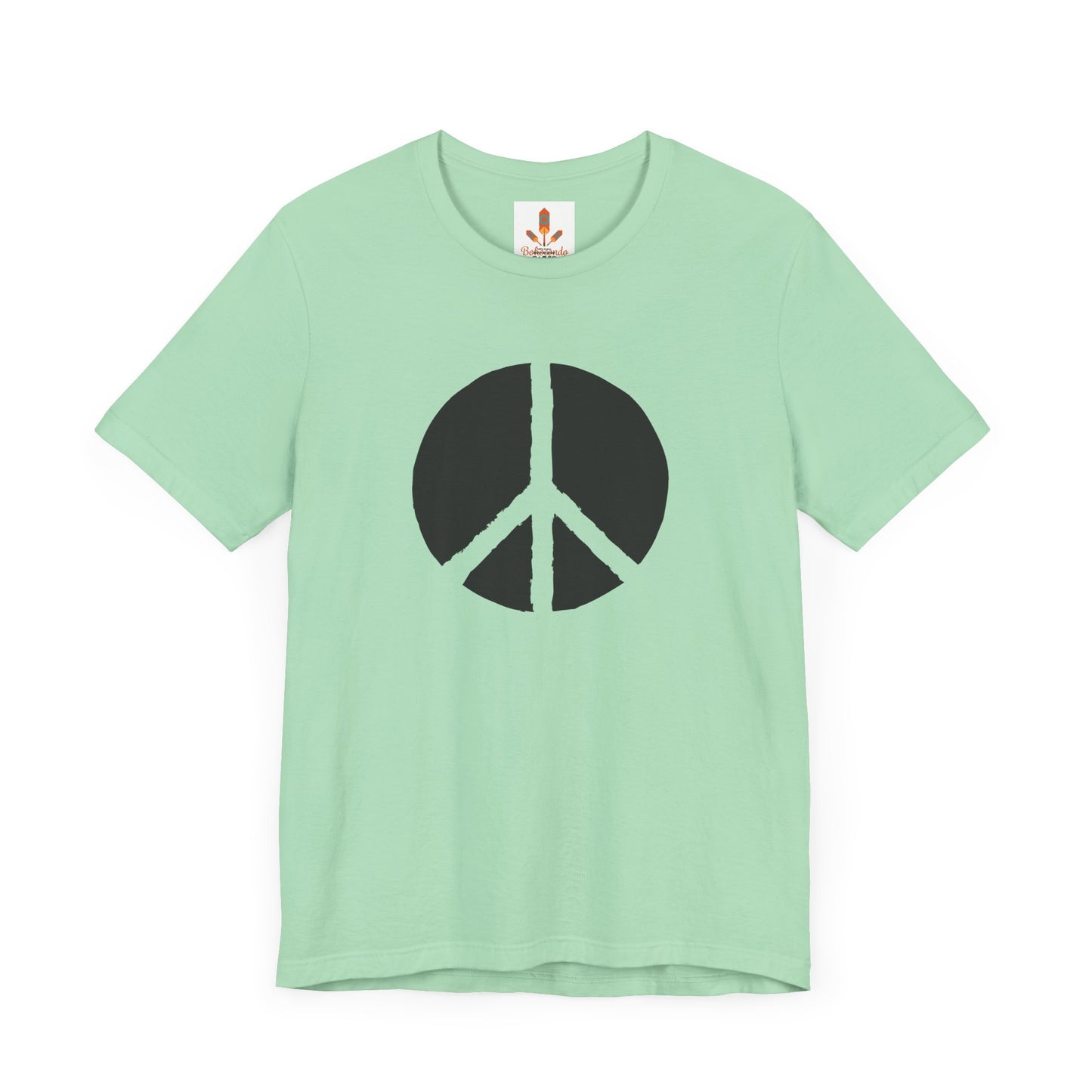 Simple Peace Sign Design T-shirt