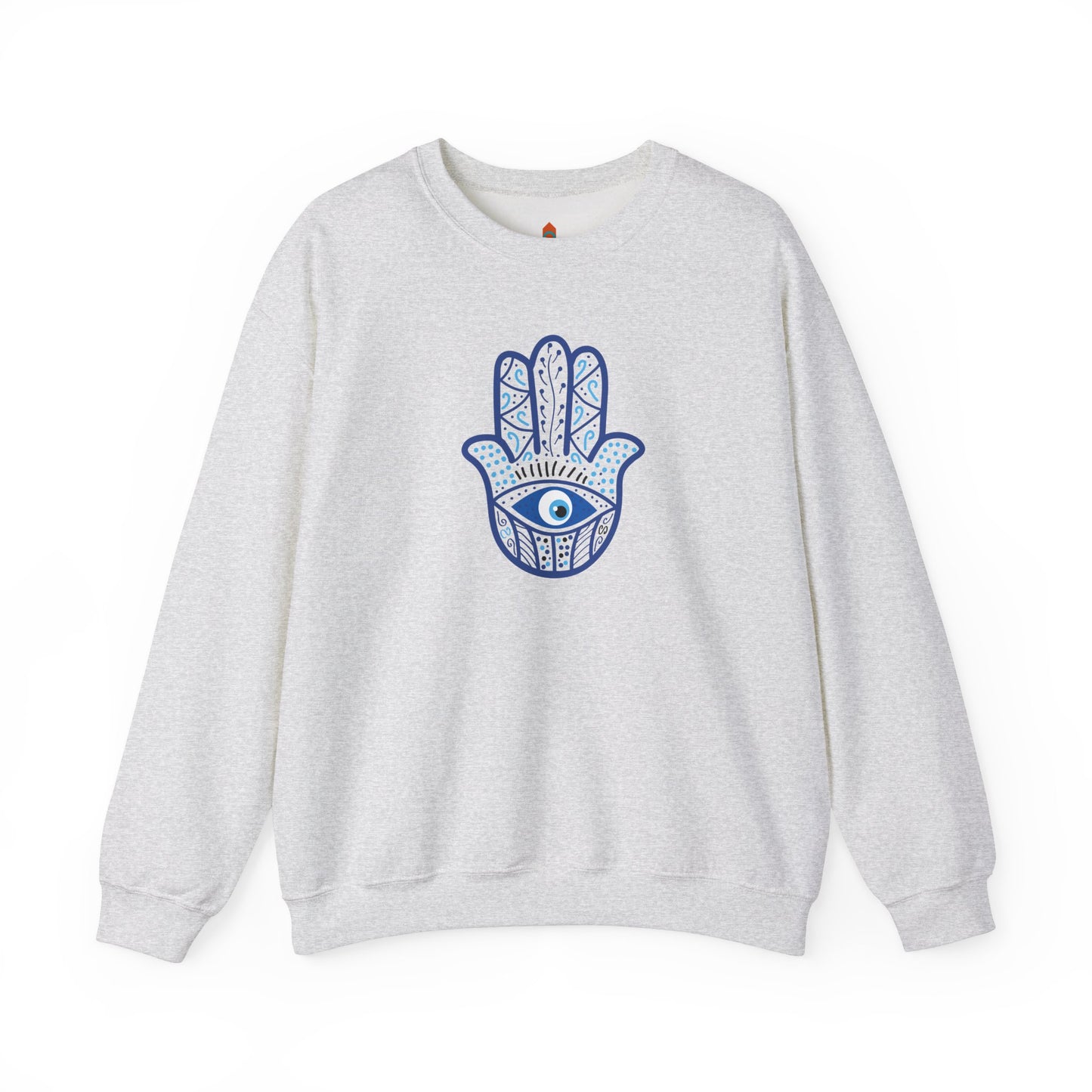 Hamsa Hand with Blue Eye Sweatshirt