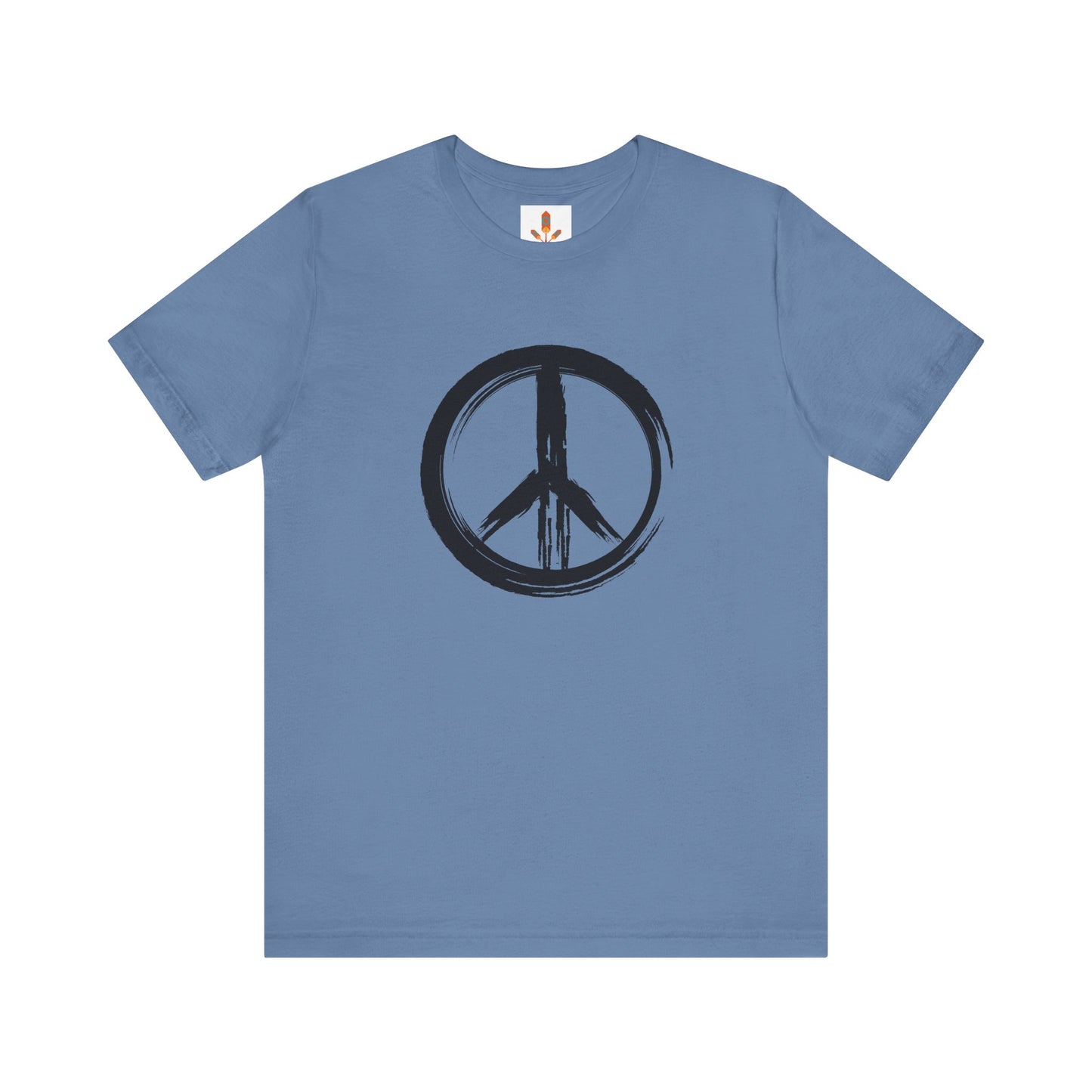 Brush Strokes Peace Sign T-shirt