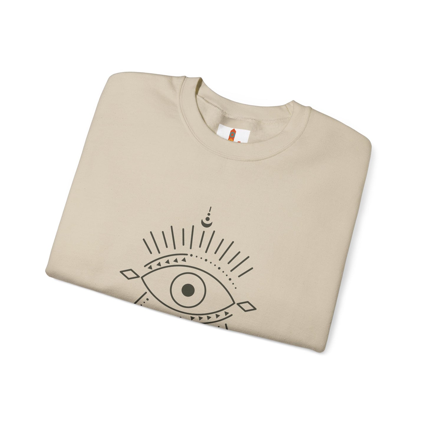 Pyramid and Evil Eye Design Sweatshirt
