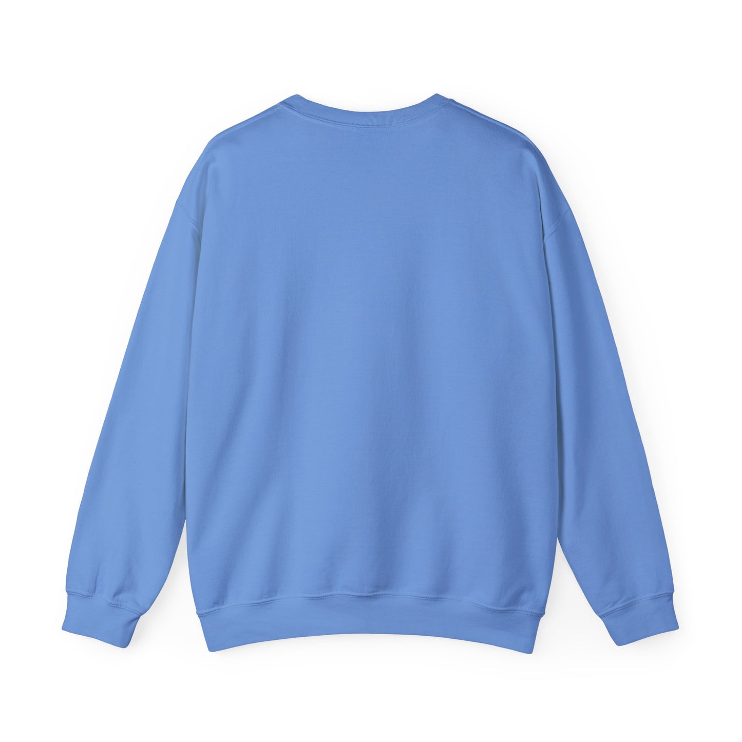 Blue and White Feather Sweatshirt