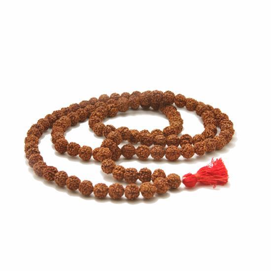 Natural Rudraksha Beads Mala - 108 Beads