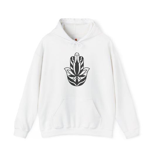 Hamsa Lotus Hand Hoodie