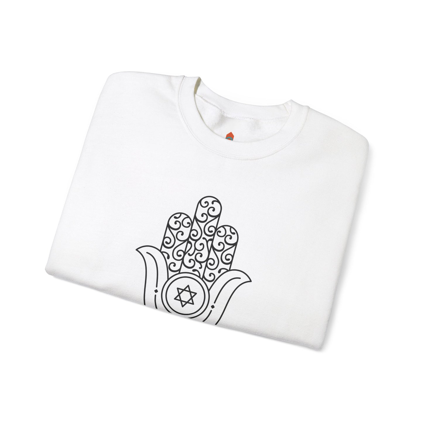 David Star in Hamsa Hand Sweatshirt