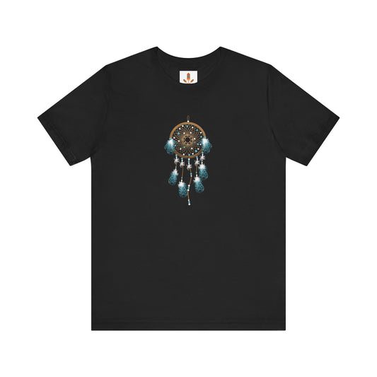 Blue and Brown Dream Catcher T-shirt