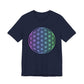 Blue and Green Flower of Life T-shirt (NEW)