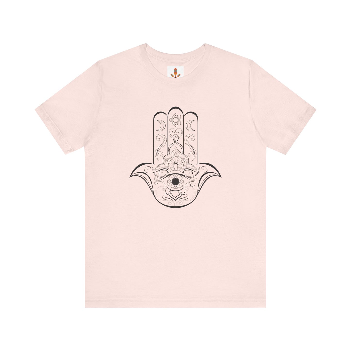 Hamsa Hand with Lotus Flower T-shirt