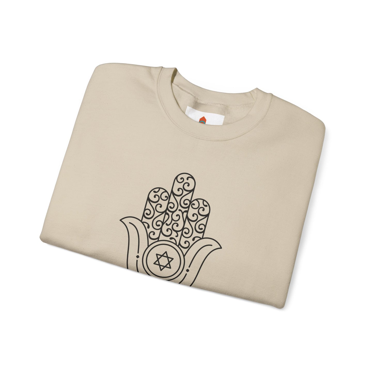 David Star in Hamsa Hand Sweatshirt