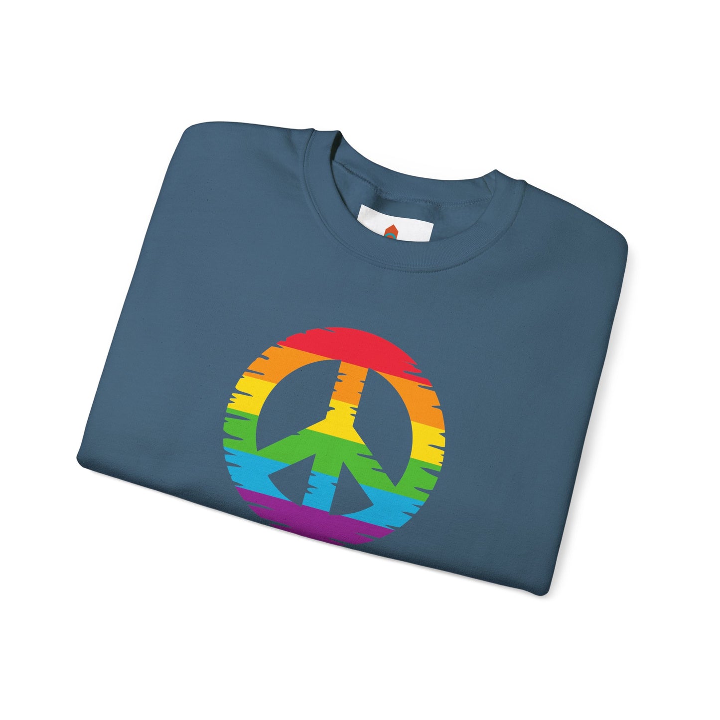 Rainbow Peace Sign Sweatshirt