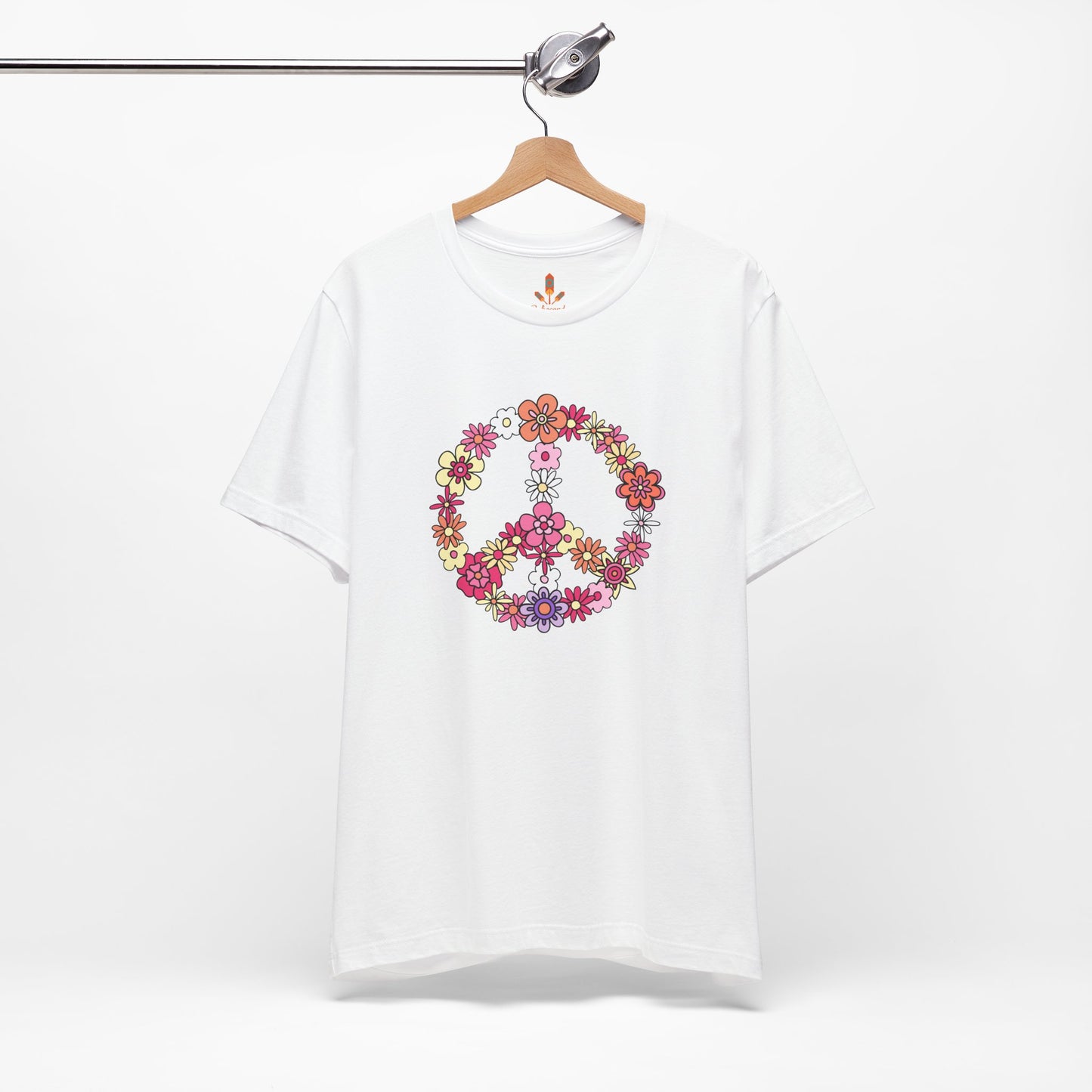 Peace Sign made from Flowers T-shirt