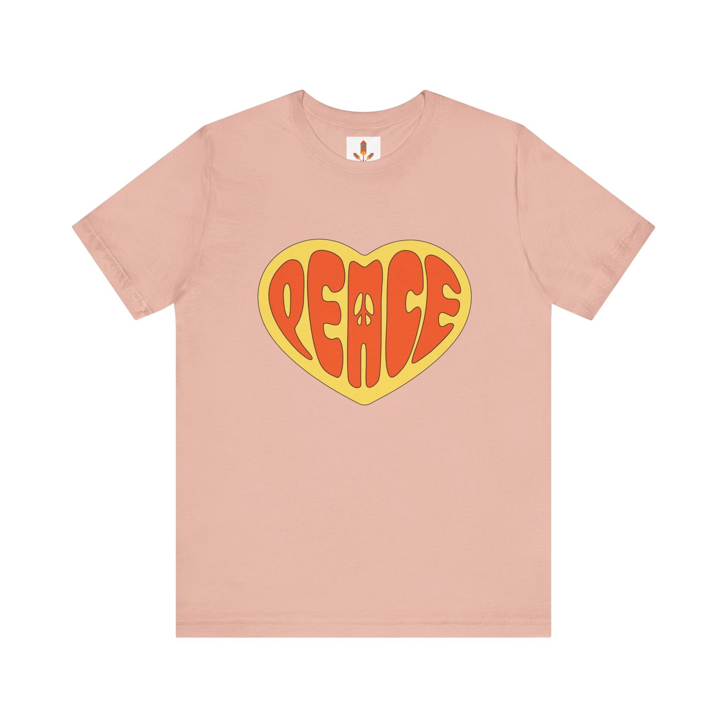 Peace in Heart Design T-shirt