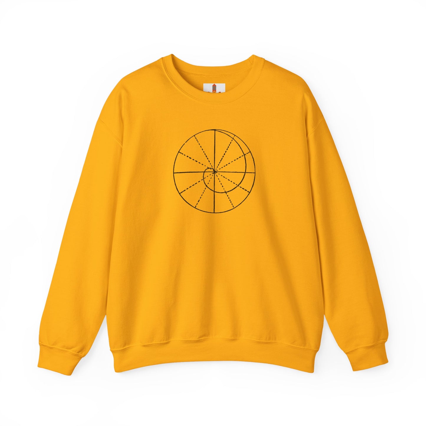 Spiral of Life in Circle Drawing Sweatshirt
