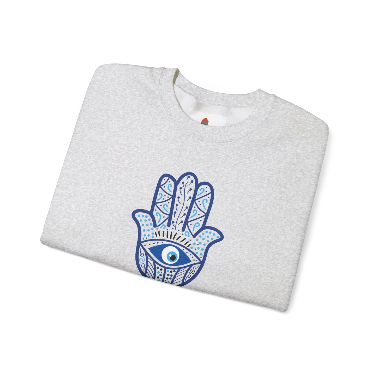 Hamsa Hand with Blue Eye Sweatshirt