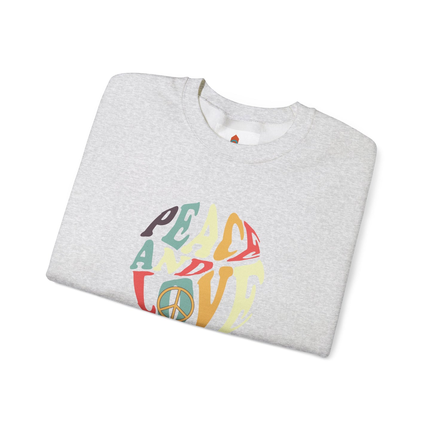 Peace and Love Design Sweatshirt