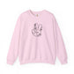 Black Peace Hand Sign with Flowers Sweatshirt