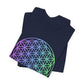 Blue and Green Flower of Life T-shirt (NEW)