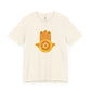 Golden Hamsa Hand with Star of David T-shirt