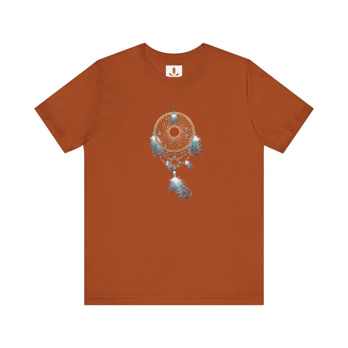 Turquoise and Brown Dream Catcher T-shirt