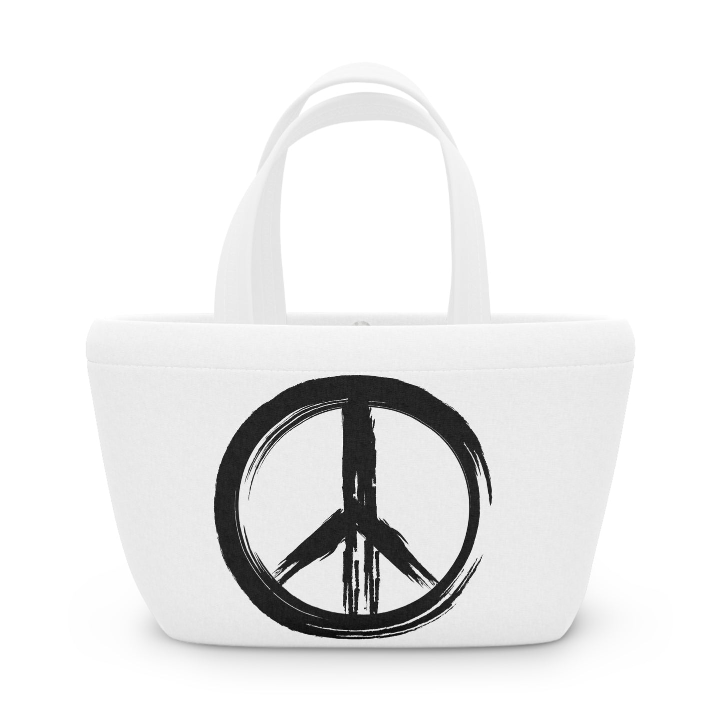 Brush Strokes Peace Sign Bag