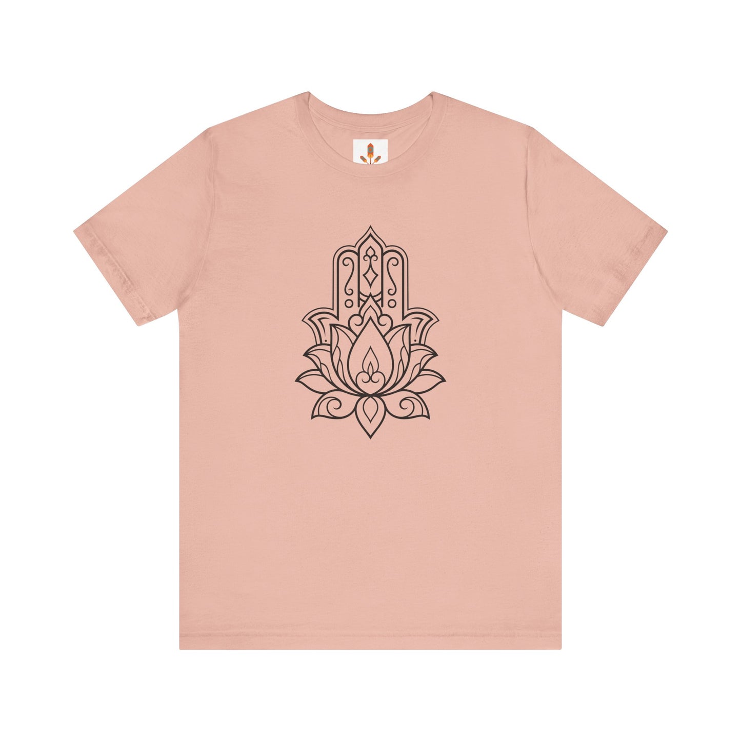 Hamsa Lotus Design T-shirt