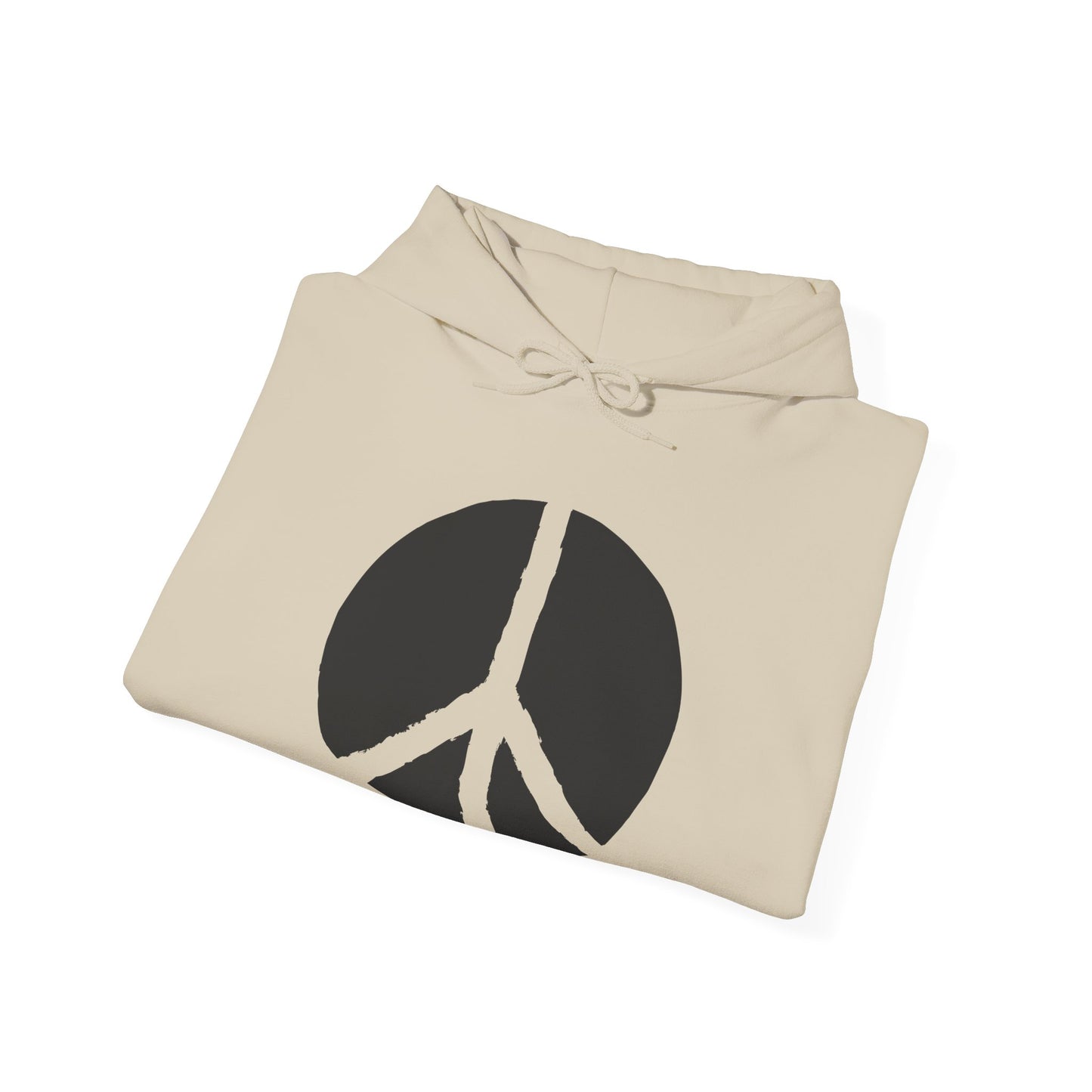 Simple Peace Sign Design Hoodie