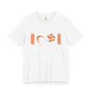 Om Written in Orange T-shirt