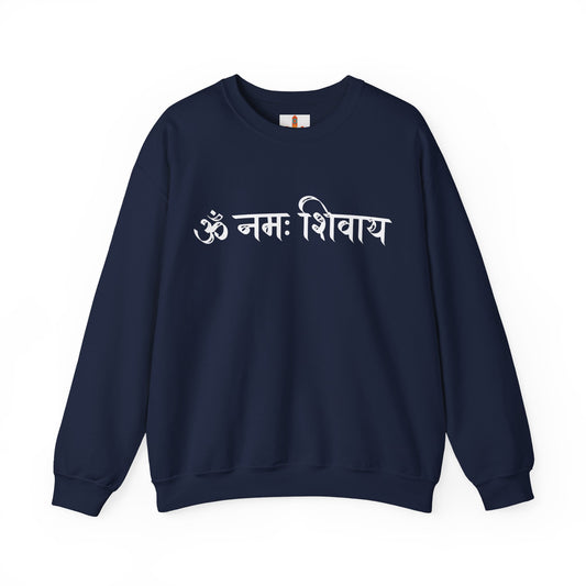 White Om Mani Padme Hum Sweatshirt