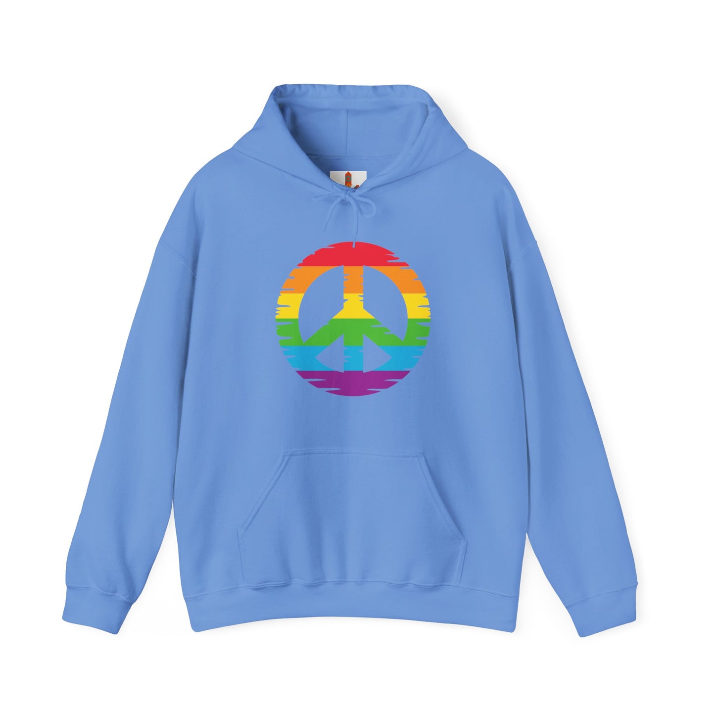 Rainbow Peace Sign Hoodie