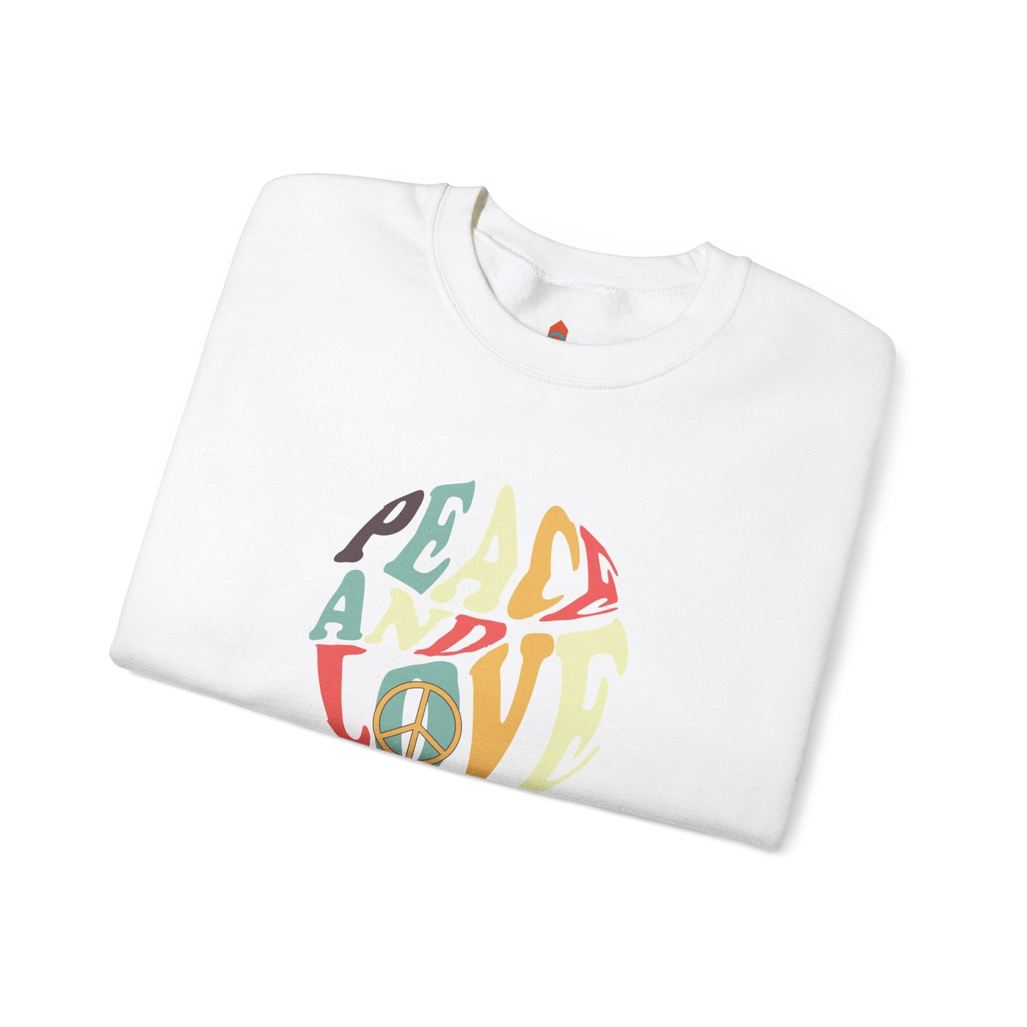 Peace and Love Design Sweatshirt