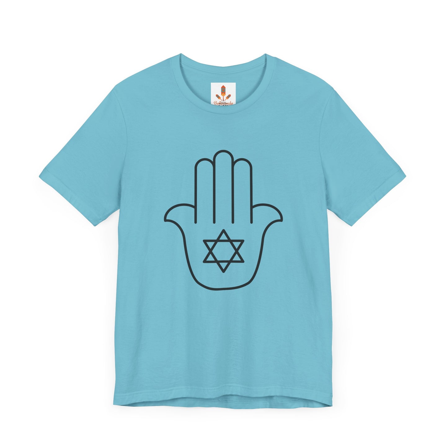 Simple Star of David in Hamsa Hand T-shirt