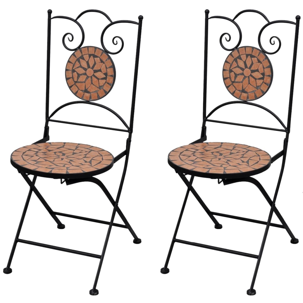 Mosaic Bistro Chairs -  Set of Two