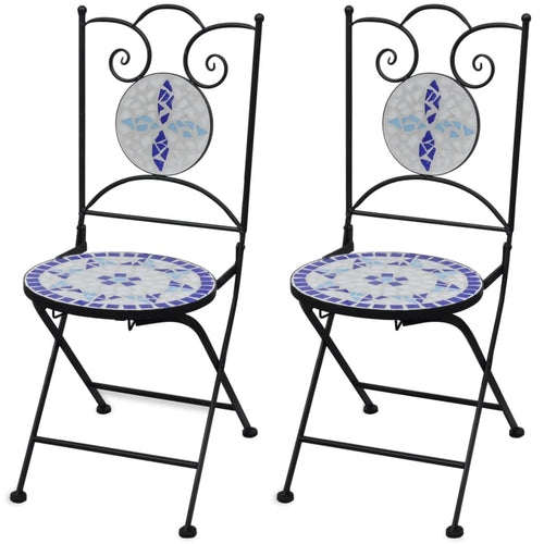 Mosaic Bistro Chairs -  Set of Two