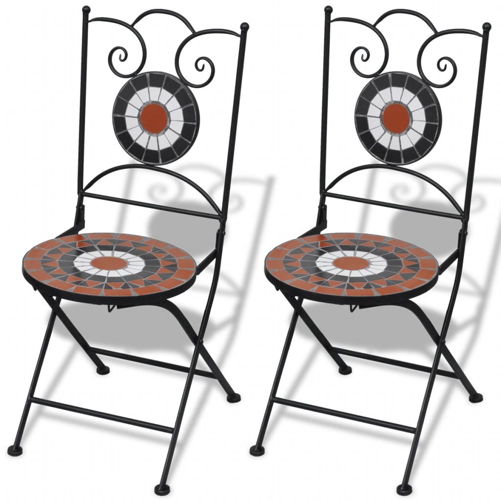 Mosaic Bistro Chairs -  Set of Two